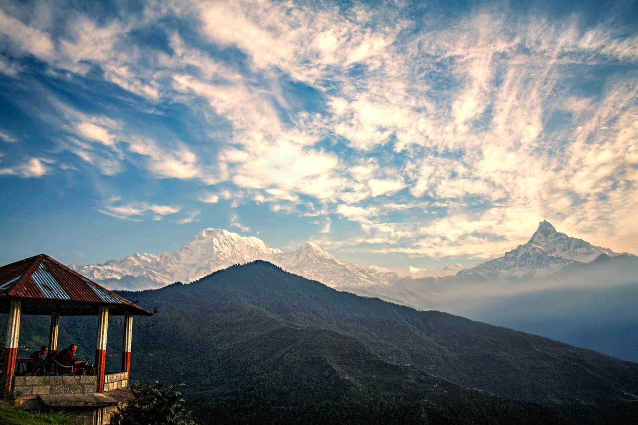 theravada buddhism, nepal, himalayas, mountains, nature, landscape, annapurna, scenery, temple, annapurna, annapurna, annapurna, annapurna, annapurna